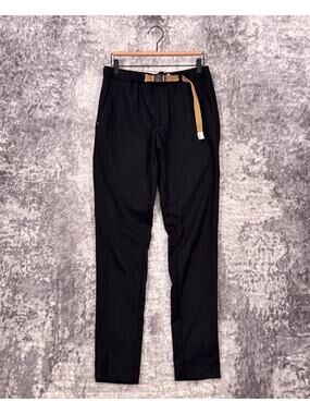 New White Sand Robert Pants 46 / Small Mens Black Climber Belted Utility